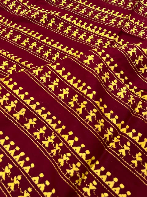 Warli Kanthawork Border
