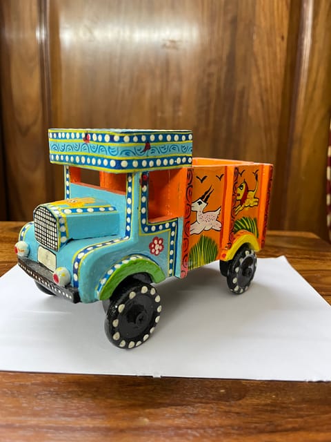 Handpainted Wooden Truck