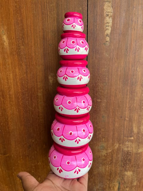 Handpainted Pots - SET OF 6