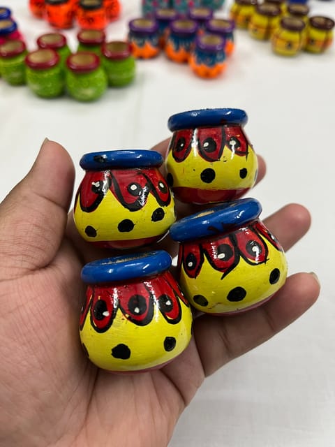 Miniature Wooden Pot