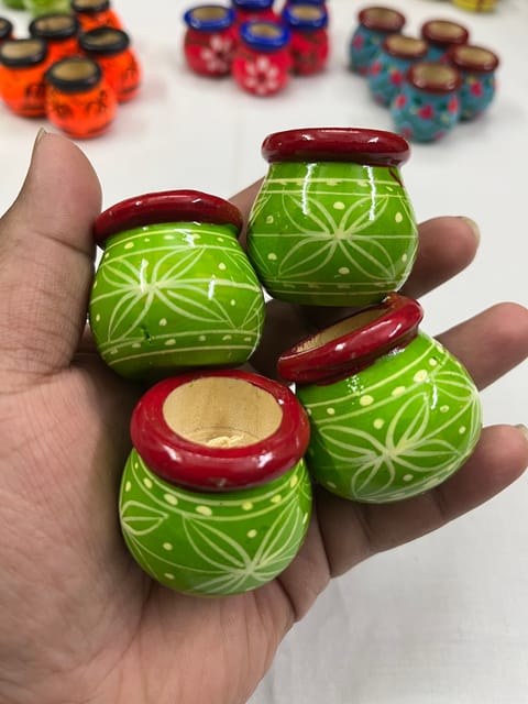 Miniature Wooden Pot