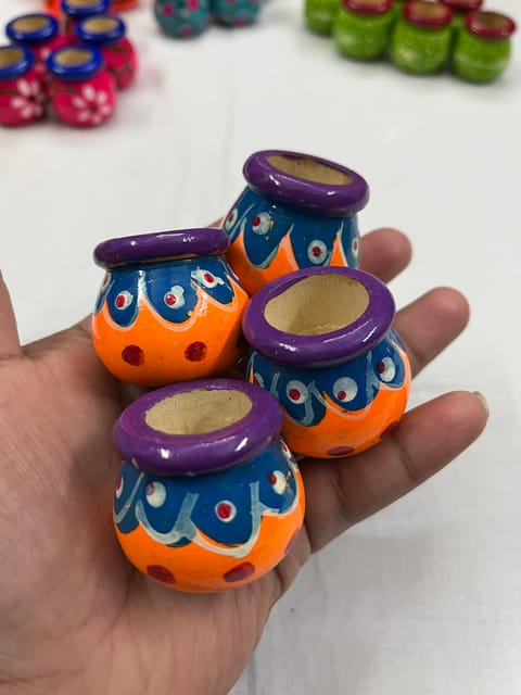 Miniature Wooden Pot