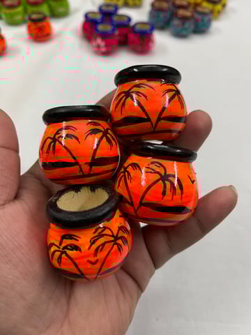 Miniature Wooden Pot