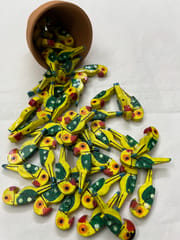 Yellow Parrot Buttons