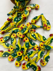 Yellow Parrot Buttons