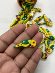 Yellow Parrot Buttons