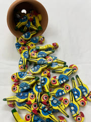 Yellow Parrot Buttons