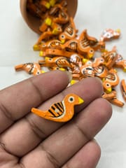 Orange Chidiyaa Buttons
