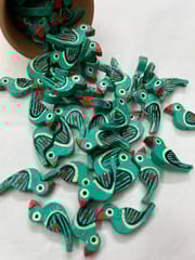 Rama Green Chidiyaa Buttons