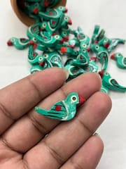 Rama Green Chidiyaa Buttons
