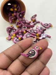Purple Chidiyaa Buttons