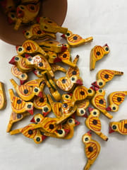 Yellow Chidiyaa Buttons