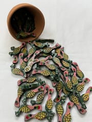 Dark Green Peacock Buttons