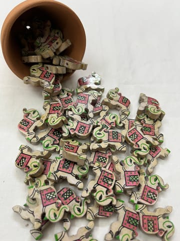 Off White Elephant Buttons