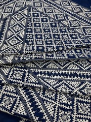 Geometric Kutchwork Saree