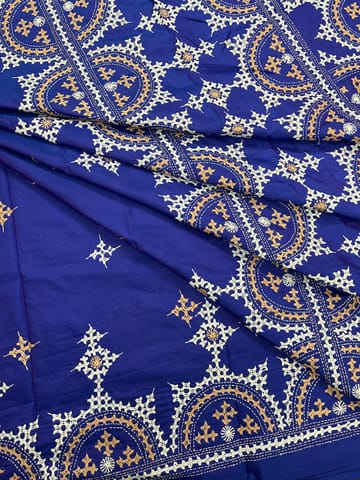 Mahal Kutchwork Saree
