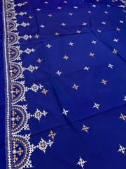 Mahal Kutchwork Saree