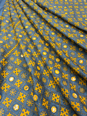 GRAND Kutchwork Saree