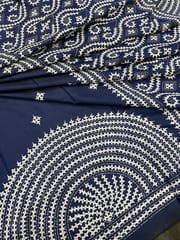 Chand Sifarish Kutchwork Saree