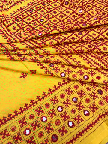 GRAND Kutchwork Saree