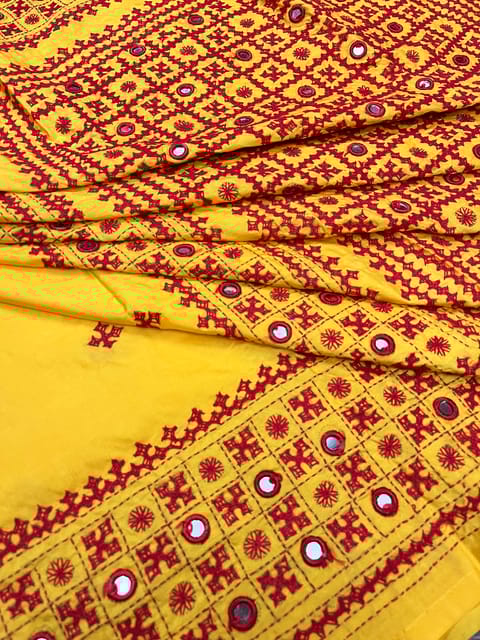 GRAND Kutchwork Saree