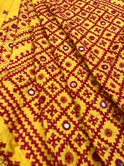 GRAND Kutchwork Saree