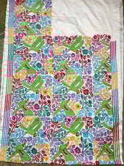 PARROT Theme Kanthawork Saree