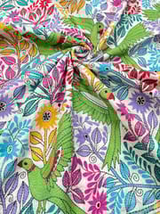 PARROT Theme Kanthawork Saree