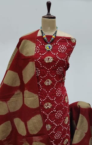 Bandhani Dress Material
