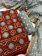 Bandhani Dress Material
