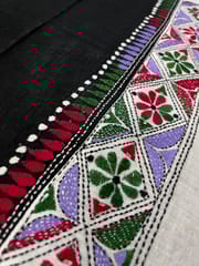 Dual Color Kanthawork Blouse Piece