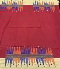 Dual Color Kanthawork Blouse Piece