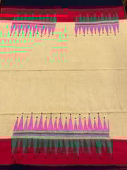 Dual Color Kanthawork Blouse Piece