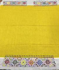 Dual Color Kanthawork Blouse Piece