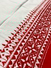 Dual Color Kanthawork Blouse Piece