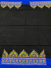 Dual Color Kanthawork Blouse Piece