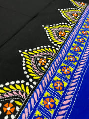 Dual Color Kanthawork Blouse Piece