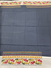 Dual Color Kanthawork Blouse Piece