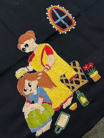 Maa Beti Kanthawork Blouse Piece