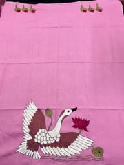 Bird Theme Kanthawork Blouse Piece