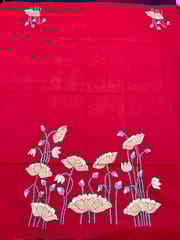Floral Kanthawork Blouse Piece