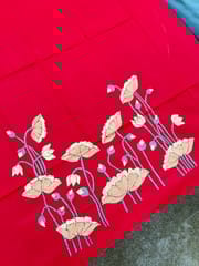 Floral Kanthawork Blouse Piece