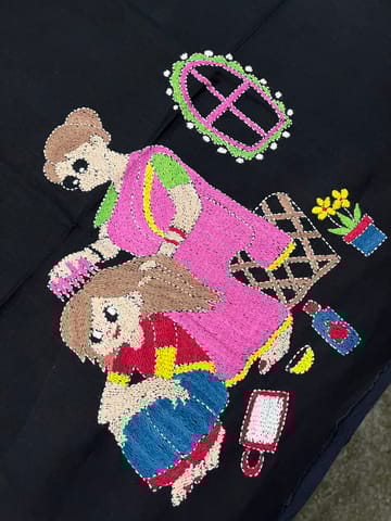 Maa Beti Kanthawork Blouse Piece