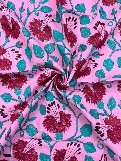Mandhara Designer Kanthawork Blouse Piece