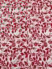 Floral Designer Kanthawork Blouse Piece