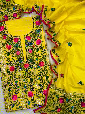 Phulkari Dress Material