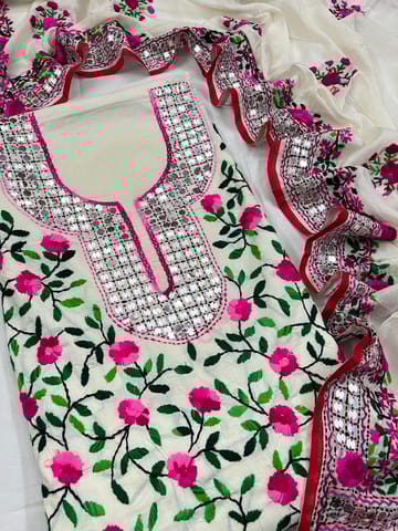 Phulkari Dress Material