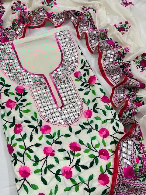 Phulkari Dress Material