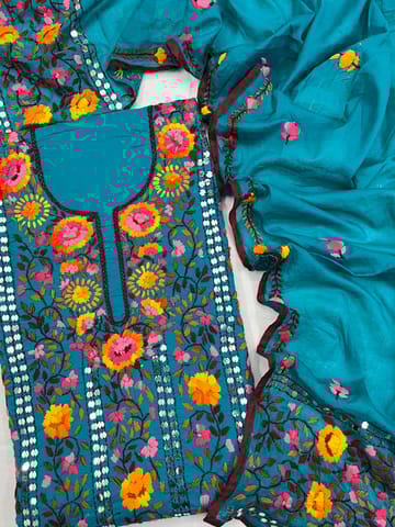 Phulkari Dress Material