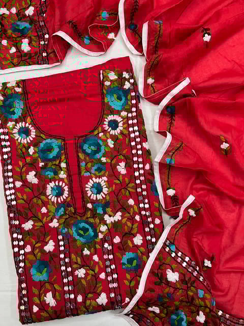 Phulkari Dress Material
